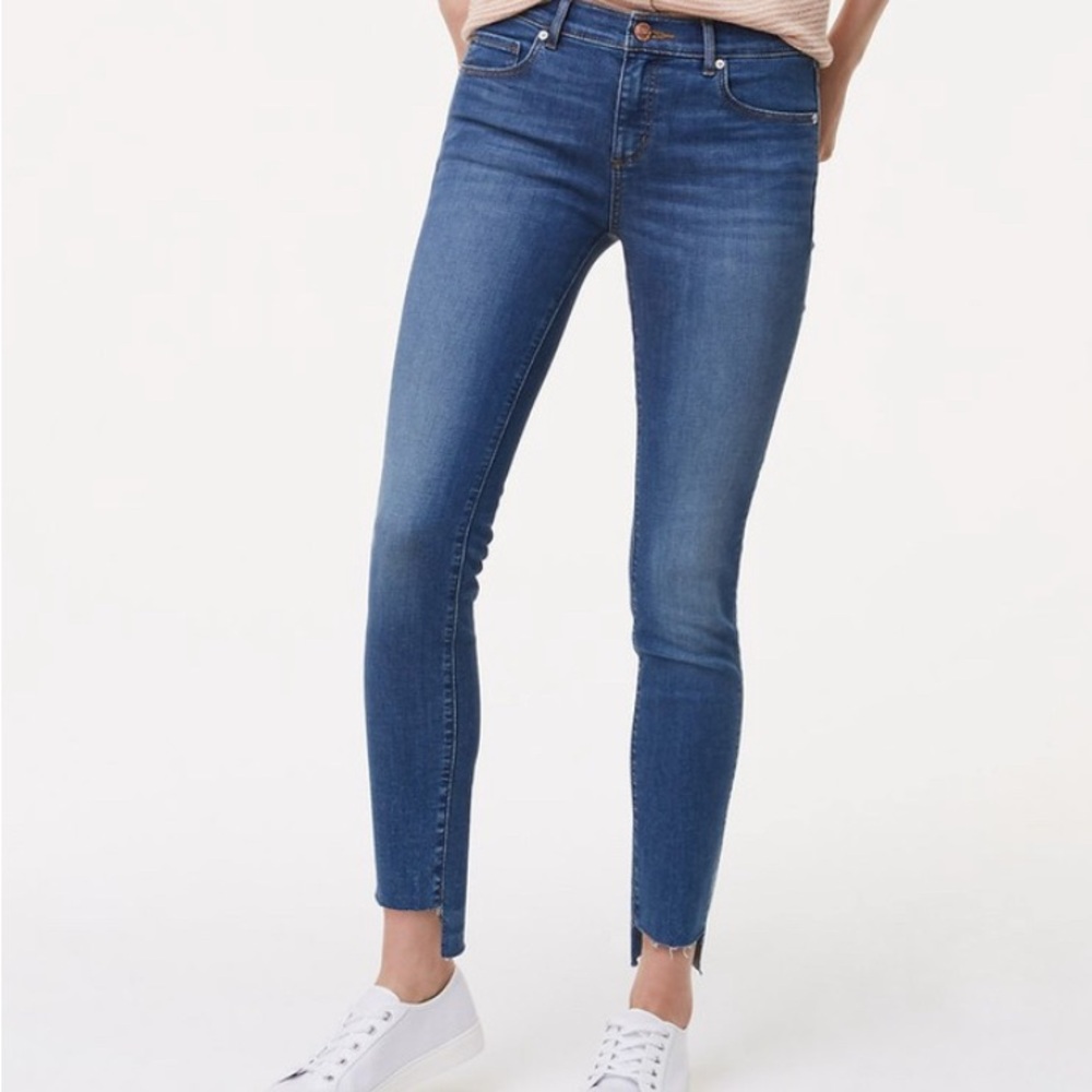 Loft Women's Modern Skinny Blue Jeans